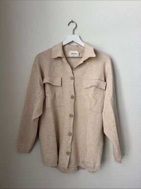 Wilfred Free• Oversized Button Down cardigan sweater